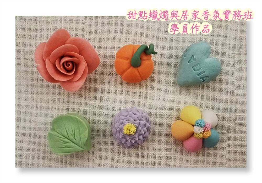 石膏捏塑黏土製作：銀杏/彩球/動物